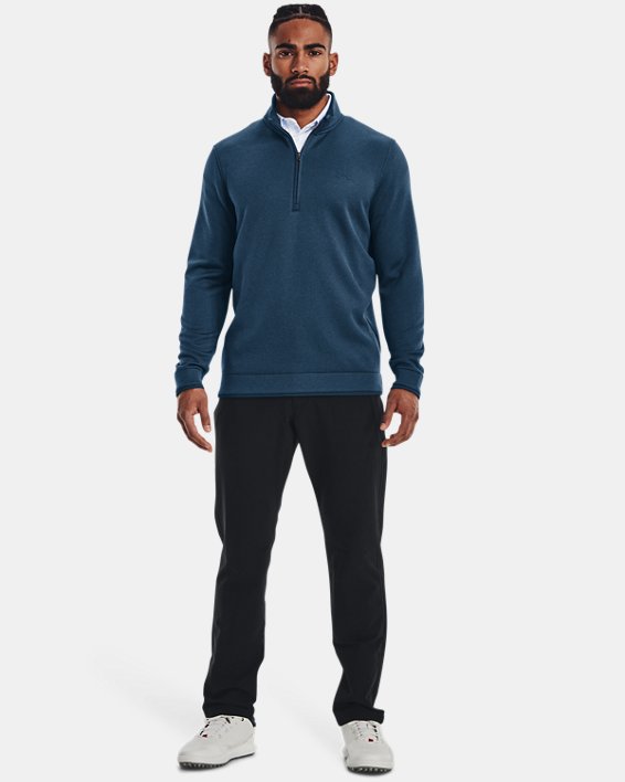 Maillot UA Storm SweaterFleece ½ Zip pour hommes, Blue, pdpMainDesktop image number 2